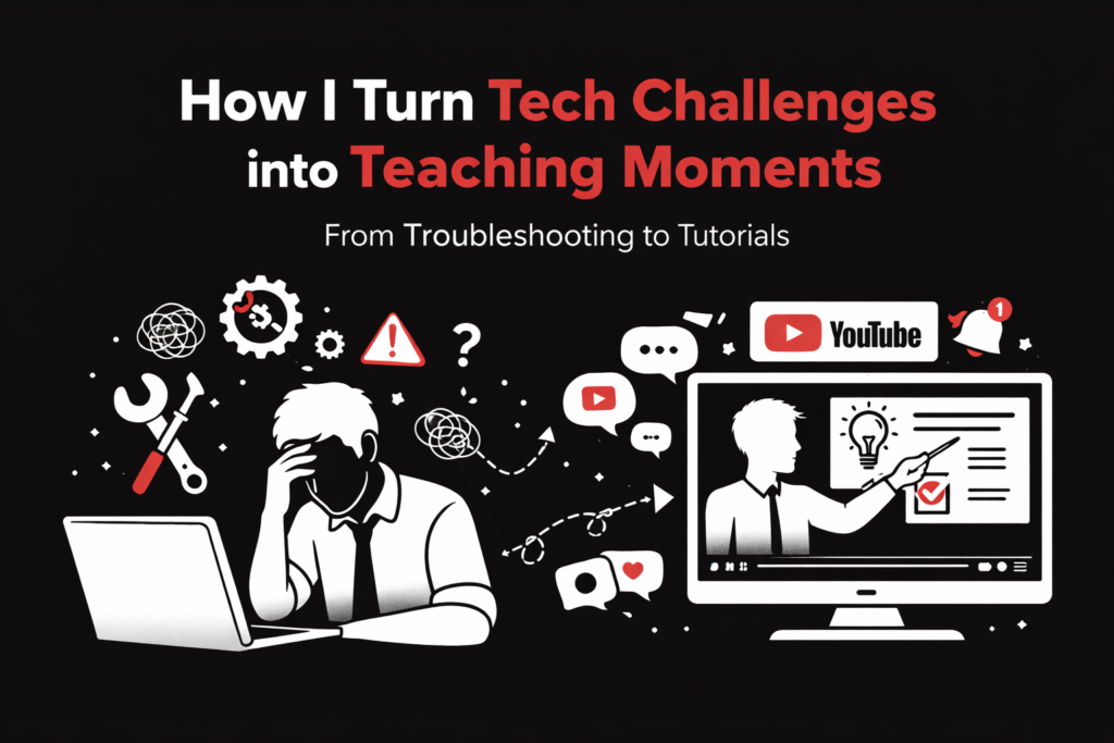 How I Turn Tech Challenges Into Teaching Moments How I Turn Tech Challenges Into Teaching Moments
